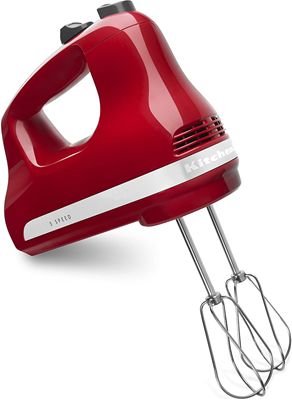 KitchenAid 5-Speed Ultra Power Hand Mixer - Red