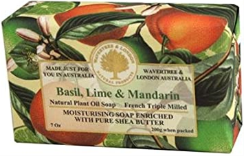Wavertree & London Bar Soap - Basil, Lime & Mandarin