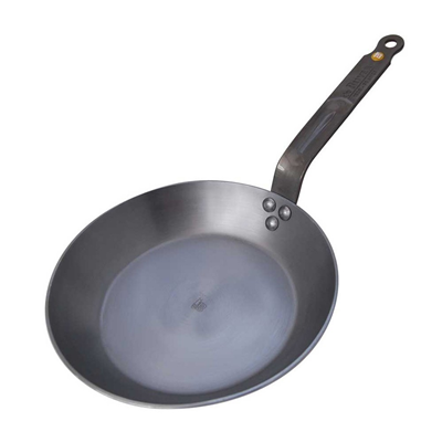 de Buyer 10" Mineral B Element  Round Carbon Steel Fry Pan