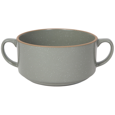 Double Handle Soup Bowl - London Grey
