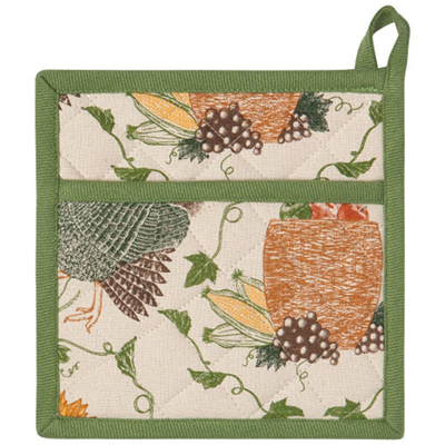 Now Designs Classic Potholder - Cornucopia 