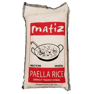 Matiz Valenciano Paella Rice - 2.2LB Bag 