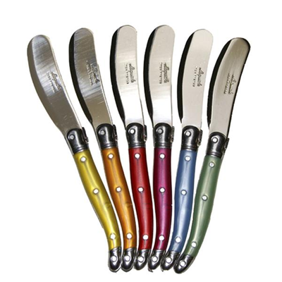 Laguiole Soft Cheese / Pate Knife - Assorted Colors