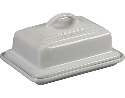 Le Creuset Heritage Butter Dish - White