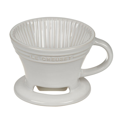 Le Creuset Pour Over Coffee Cone - White