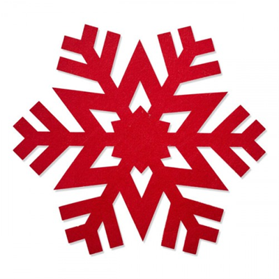 TAG Snowflake Placemat - Red 