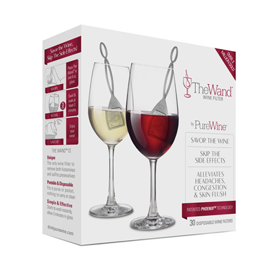 Pure Wine The Wand Wine Filter - 30 Pack 
