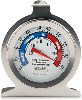 Maverick Redi-Chek Refrigerator / Freezer Thermometer