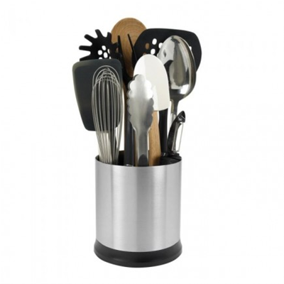 OXO Stainless Steel Rotating Utensil Holder / Caddy 