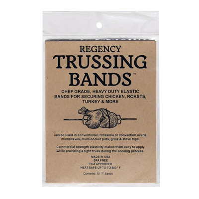 Regency Elastic Trussing Bands - Pack 10