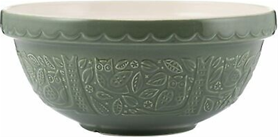 Mason Cash In the Forest Green Owl Embossed Mixing Bowl - 2.85 Quart 