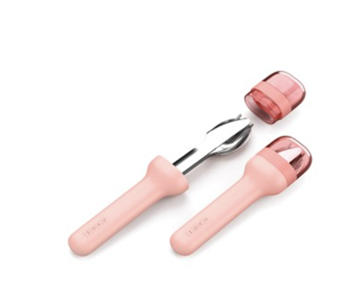 Zoku Pocket Utensil Set - Peach