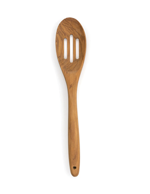 RSVP Olive Wood Slotted Spoon