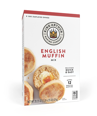 King Arthur Flour White Whole Wheat English Muffin Mix