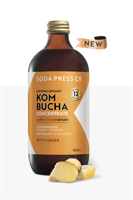 Soda Press Co Kombucha Concentrate Syrup for SodaStream