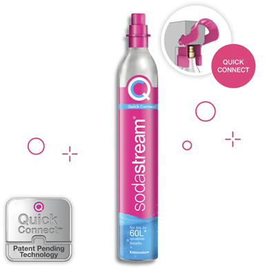 SodaStream - Quick Connect Exchange Carbonator (Pink) 