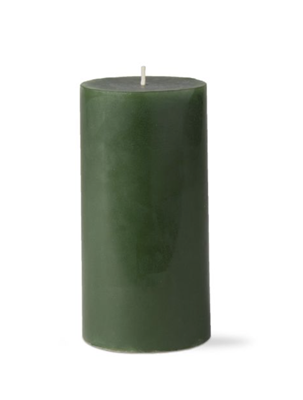 Pillar Candle 3"x6" Dark Green