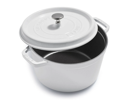 Staub Tall 5qt Cocotte - White