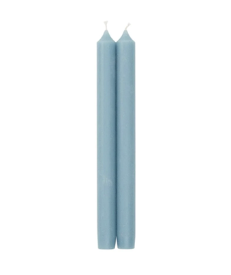 Caspari Straight Taper 10" Candles - Stone Blue