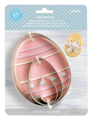 R&M Easter Cookie Cutters 3 pc Nested Set