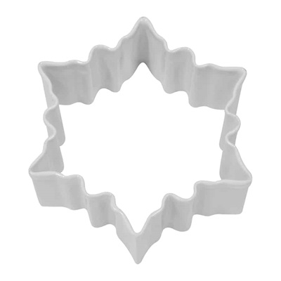 Snowflake Cookie Cutter - White