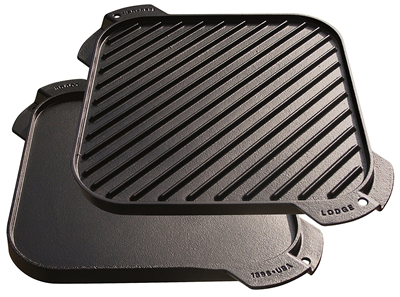 Lodge 10.5 Inch Cast Iron Reversible Grill/Griddle