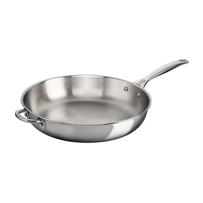 Le Creuset Stainless Steel 12.5-inch Deep Fry Pan