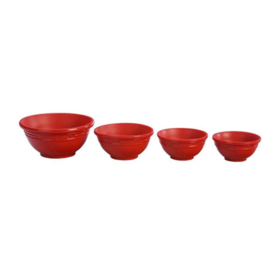 Le Creuset Silicone Prep Bowls - Set of 4 - Cerise
