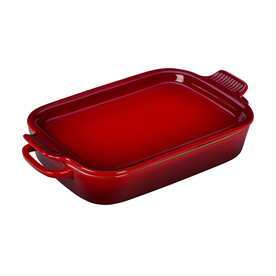 Le Creuset Signature Rectangle Dish with Platter Lid - Cerise