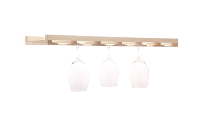 JK Adams Wooden Stemware Hanging Rack 