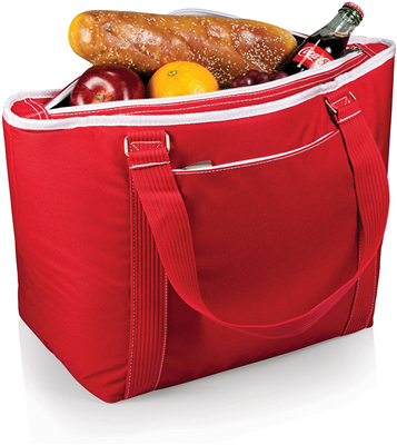 Topanga Insulated Cooler Tote - Red