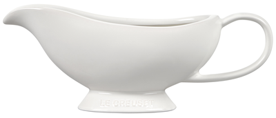 Le Creuset Heritage Stoneware Gravy Boat - White 