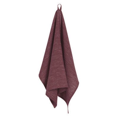 Now Designs Heirloom Linen Towel - Wine
